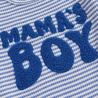 MAMA'S BOY Striped Jumpsuit