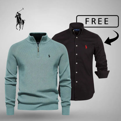 premium-half-zip-jumper-free-classic-shirt
