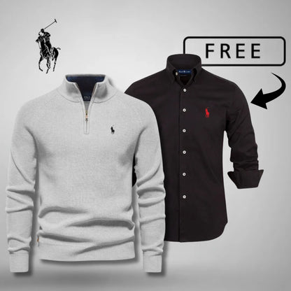 premium-half-zip-jumper-free-classic-shirt