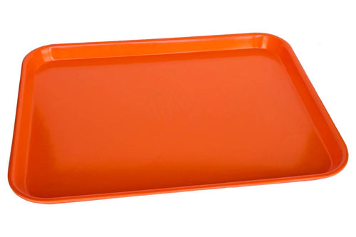 Large Orange Melamine Tray