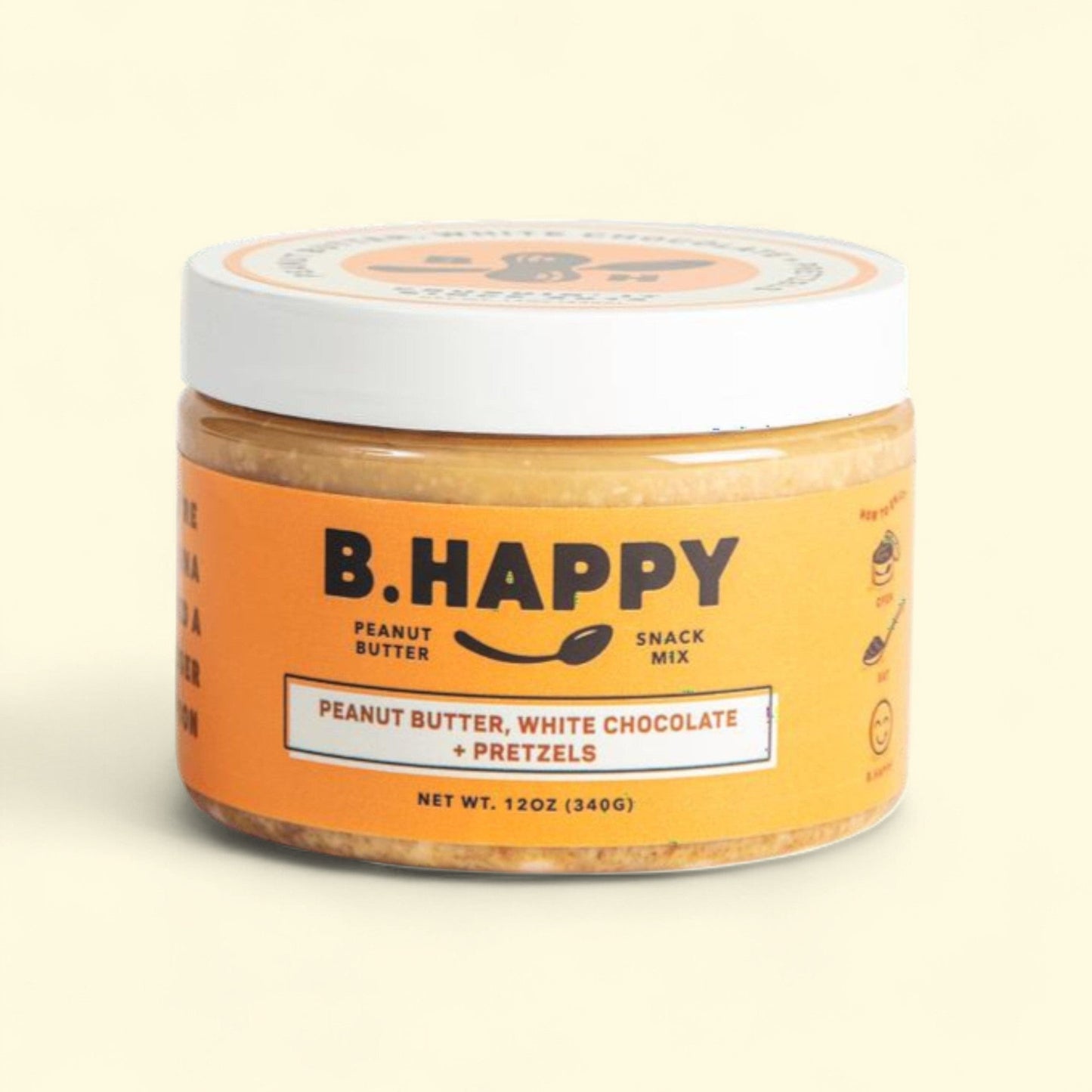 B Happy Peanut Butter, Dream Big - White Chocolate and Pretzel, 12 oz