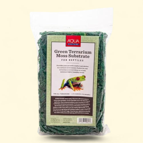 Aquaculture Terrarium Decor Moss for Reptiles, 2.75oz