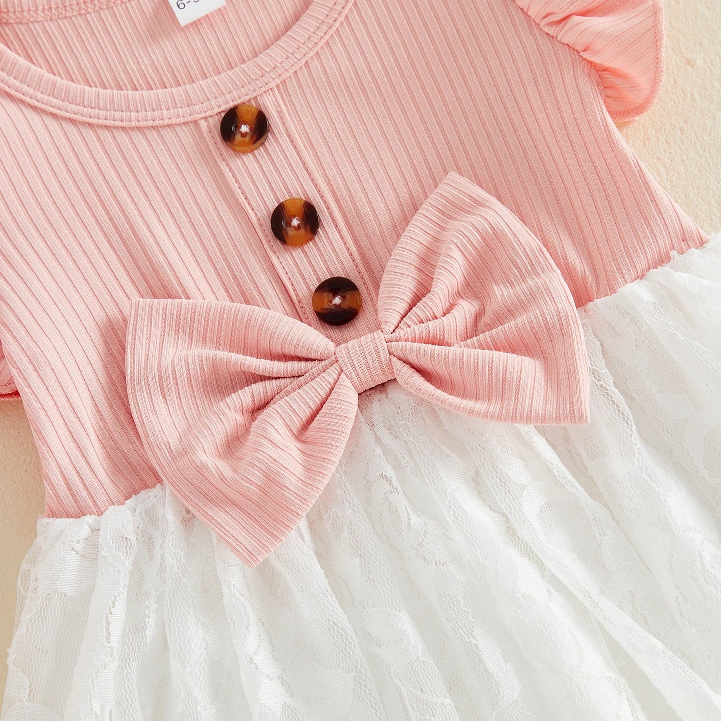 MABEL Lace Bowtie Dress