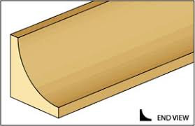 Basswood - Trim - 1/8" Cove