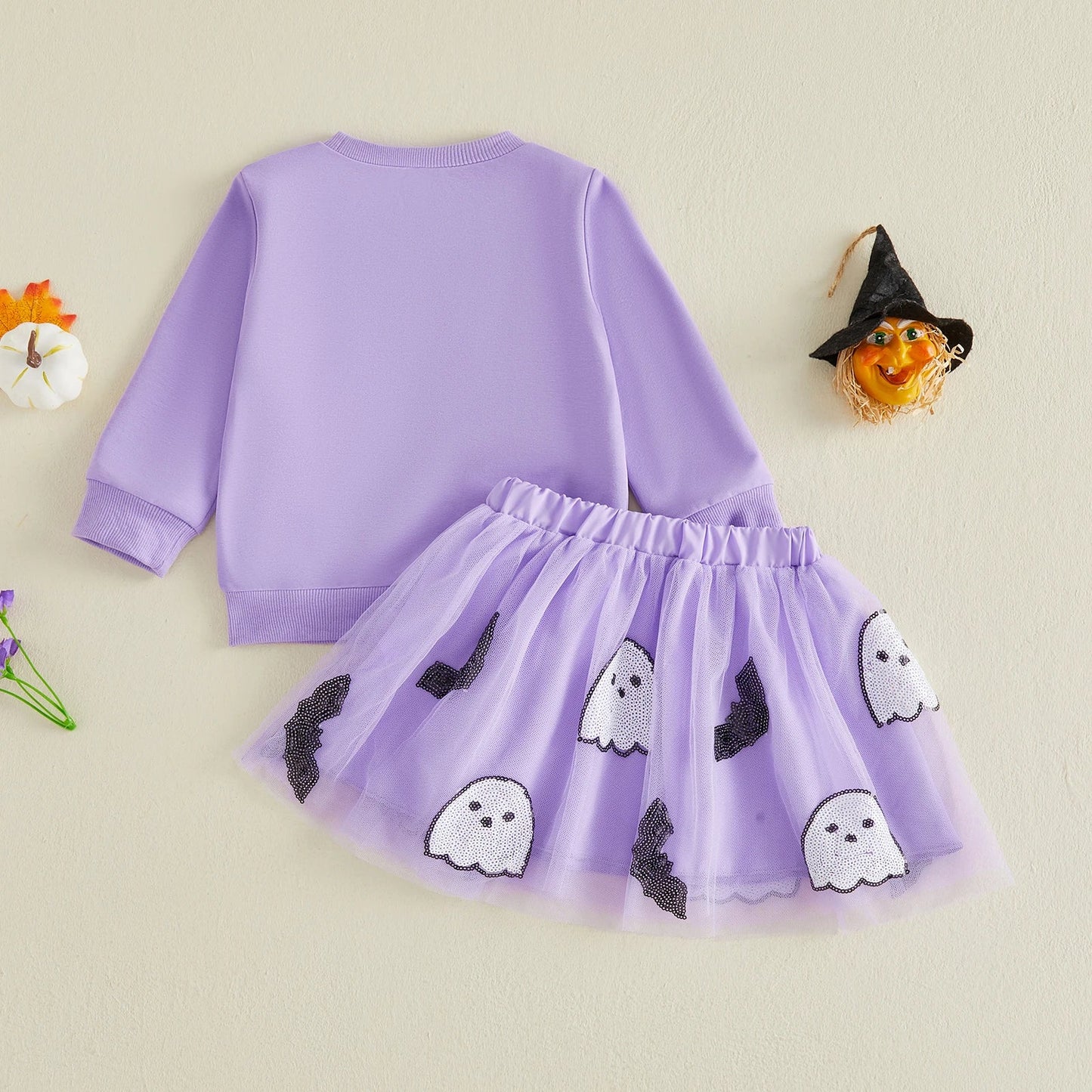 BOO Purple Tulle Skirt Outfit