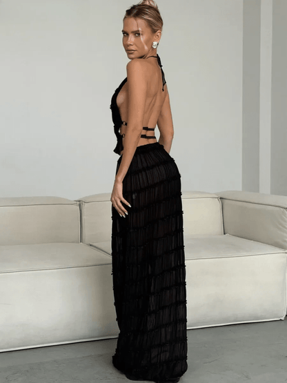 Freddie Backless Dress Sleeveless for Effortless Elegance