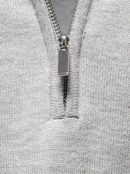 half-zip-knitwear-pullover-sweater-cross-crown