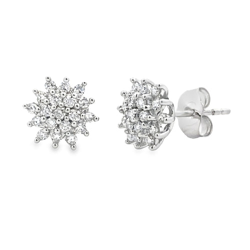 .33ct Lab Grown Diamond Earrings 10KT White Gold