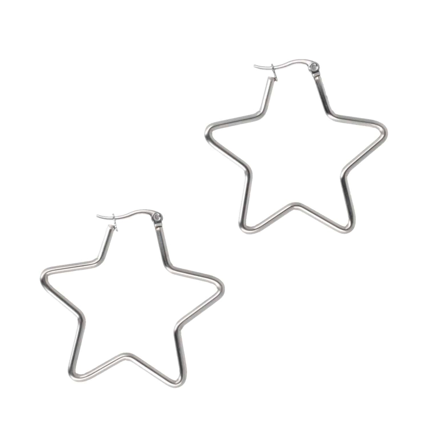 Medium Super Star Hoop Earrings