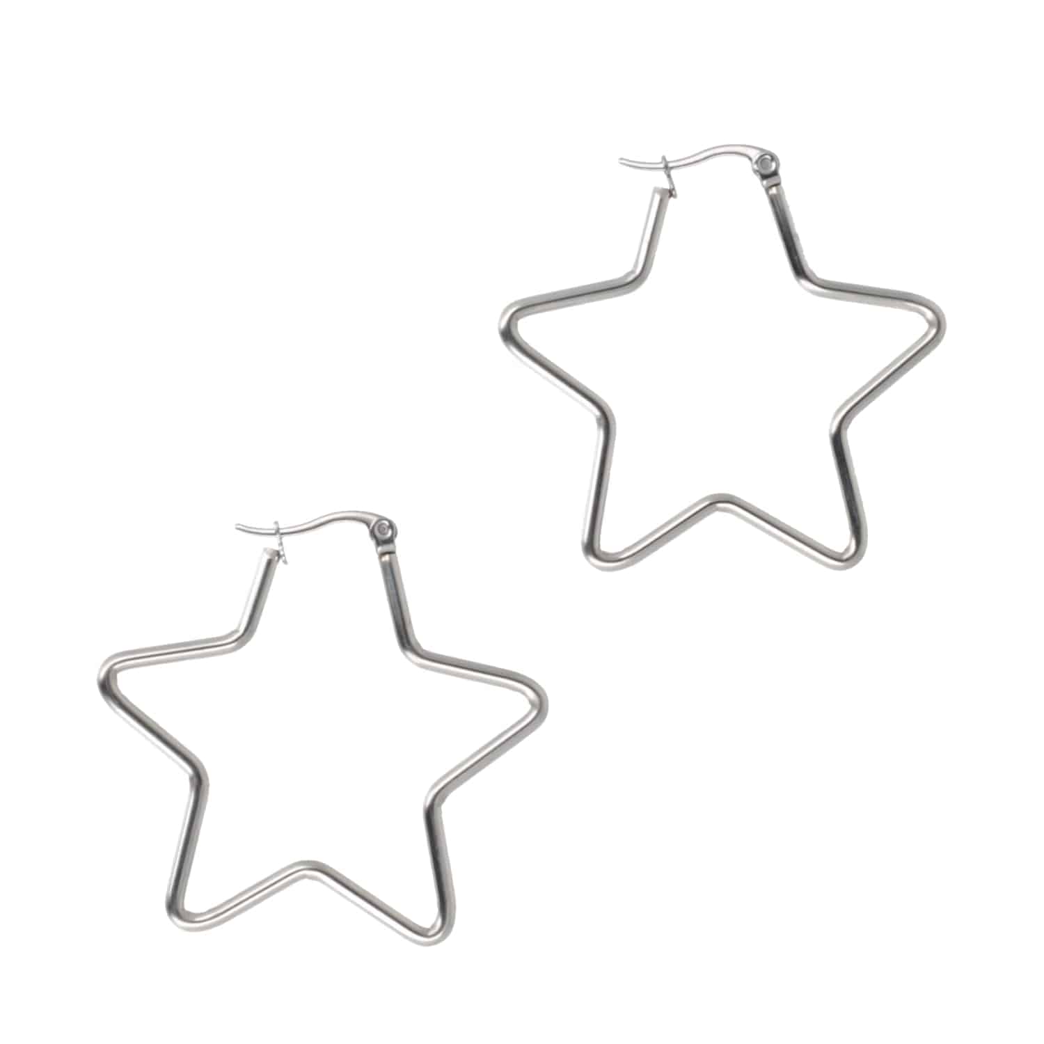 Medium Super Star Hoop Earrings
