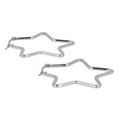 Medium Super Star Hoop Earrings