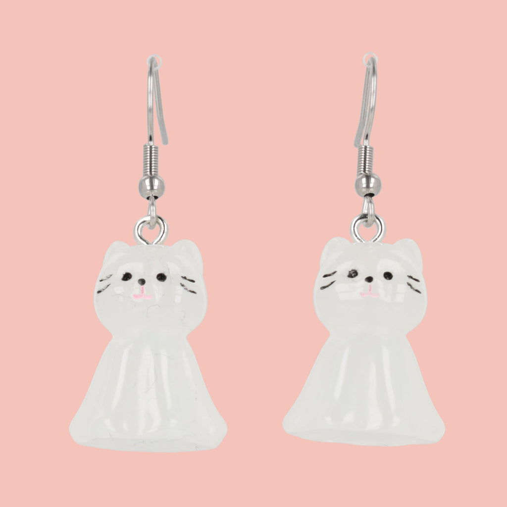 Meowst Haunted Cat Earrings