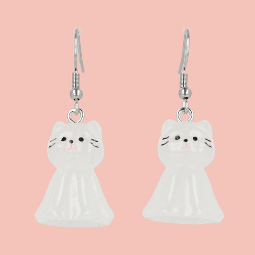 Meowst Haunted Cat Earrings