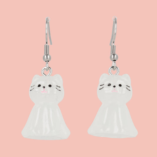 Meowst Haunted Cat Earrings