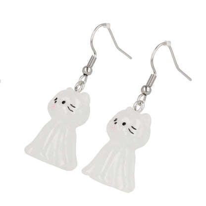Meowst Haunted Cat Earrings