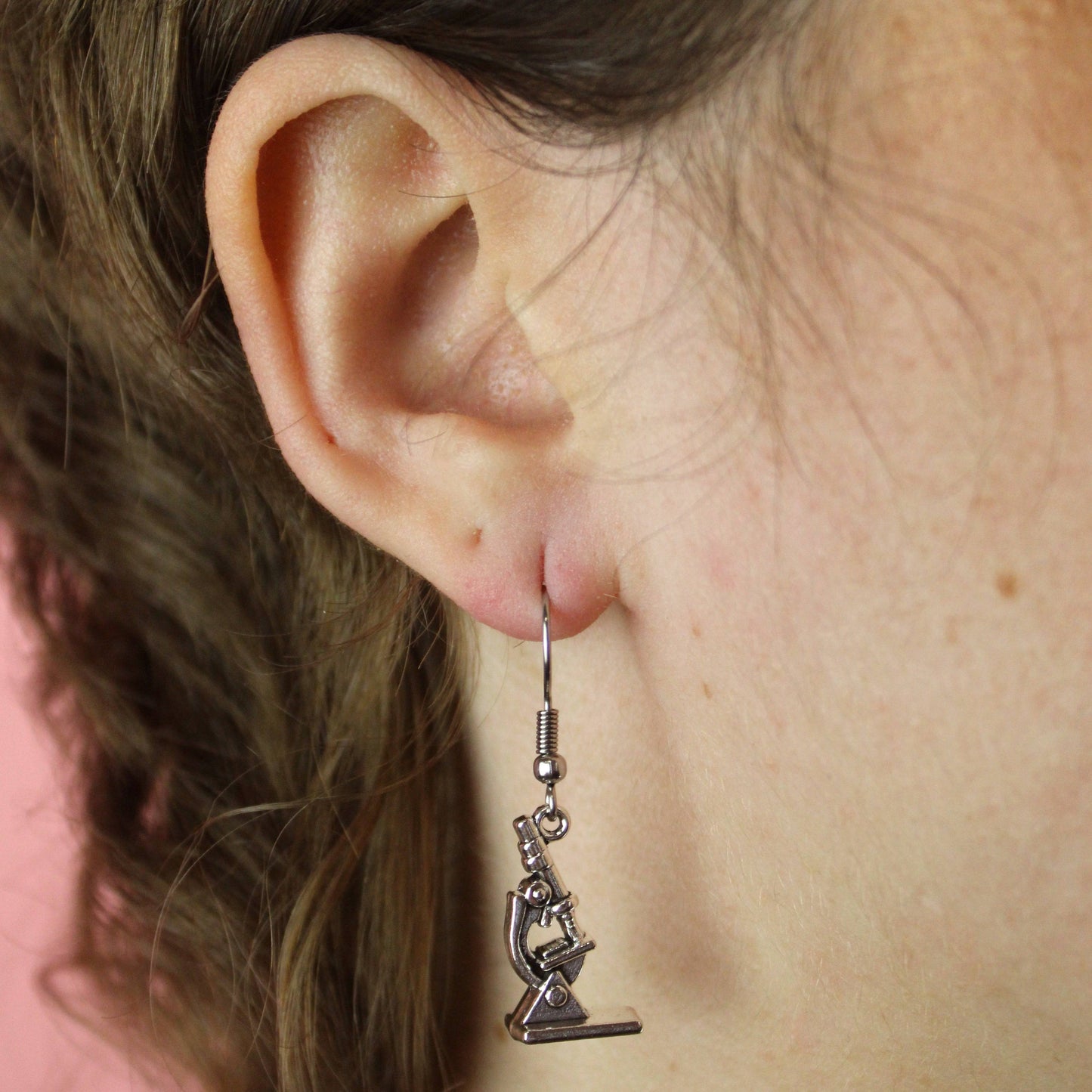 Microscope Earrings