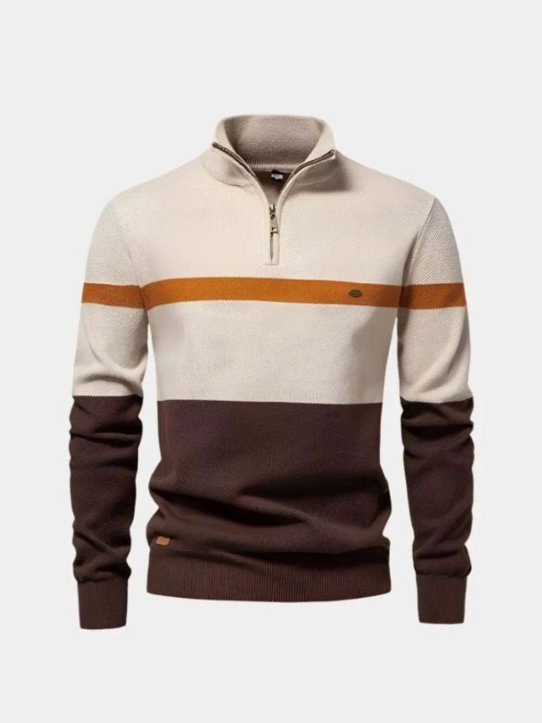 quarter-zip-sweater-jumper-cross-crown