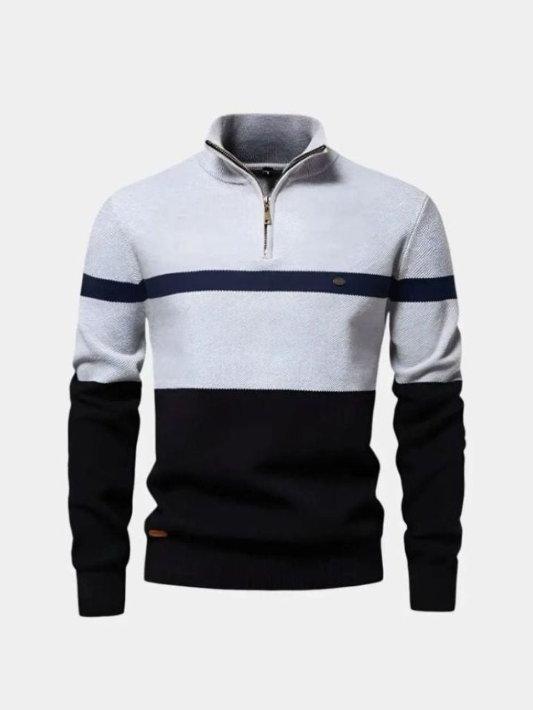 quarter-zip-sweater-jumper-cross-crown