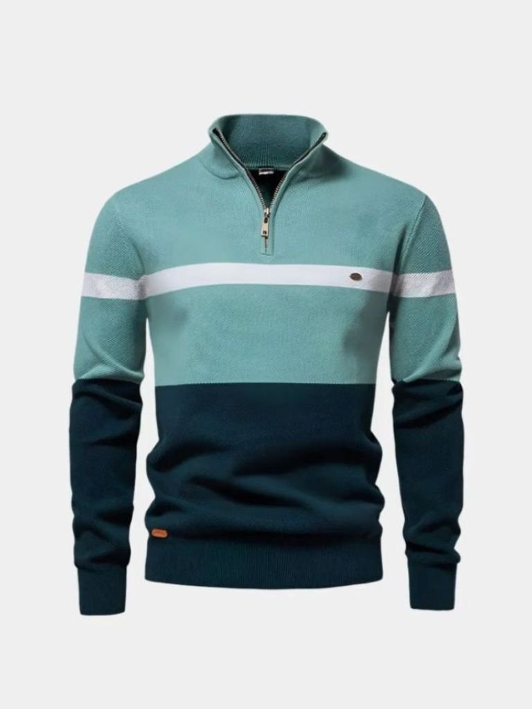 quarter-zip-sweater-jumper-cross-crown
