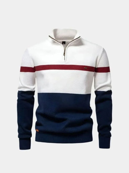 quarter-zip-sweater-jumper-cross-crown
