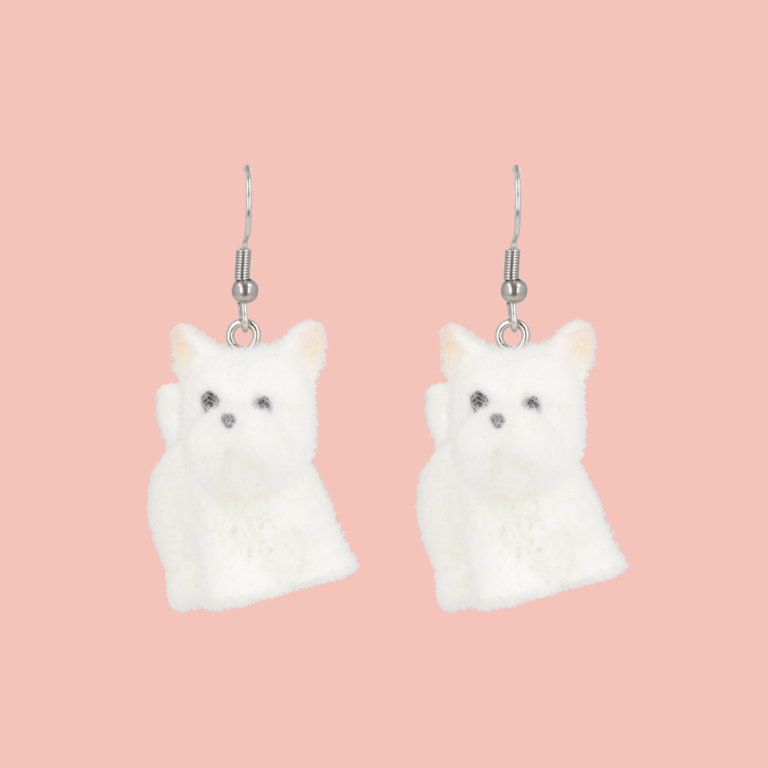 Mable The Westie Earrings