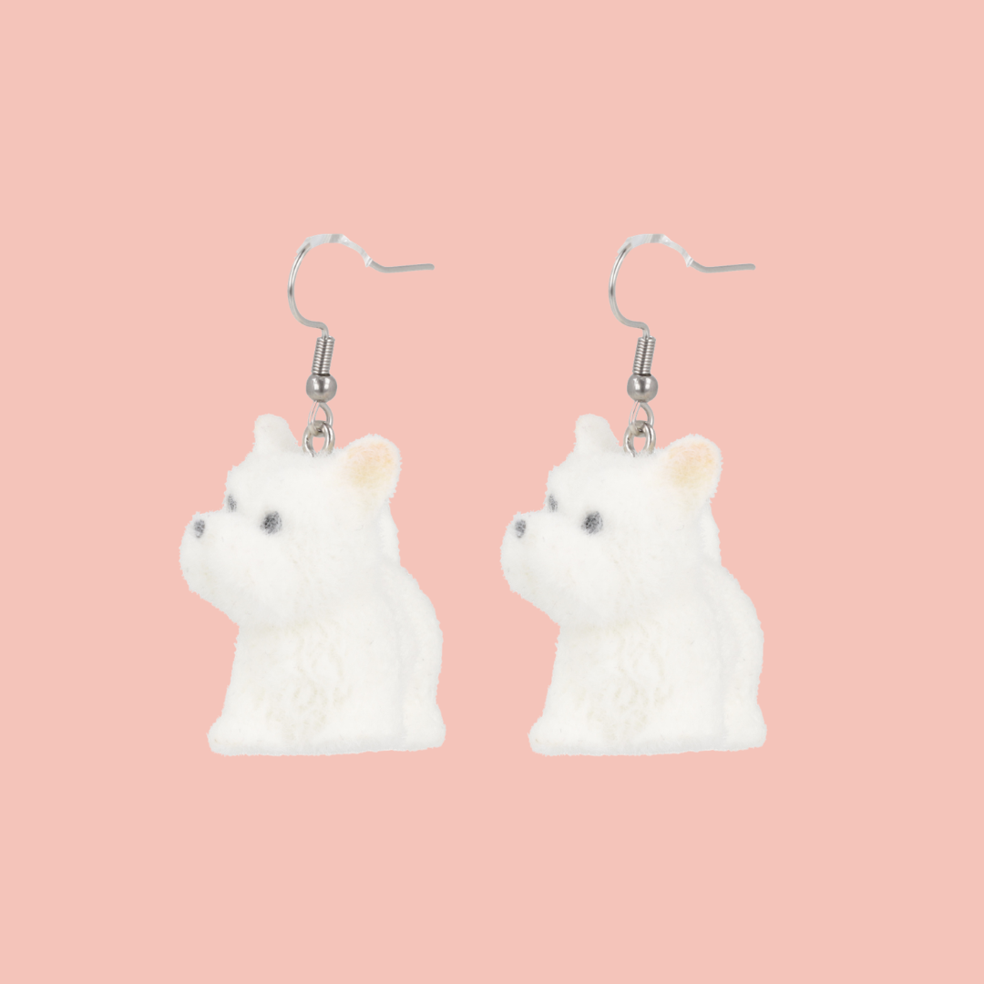 Mable The Westie Earrings