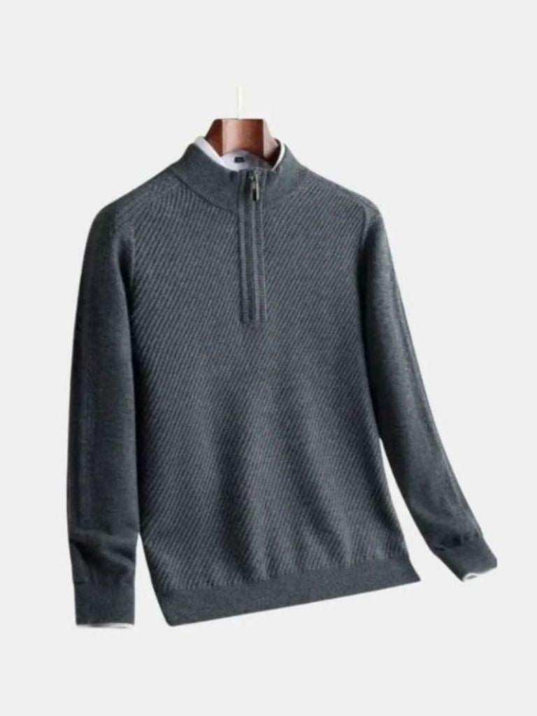 stripe-quarter-zip-wool-sweater-cross-crown