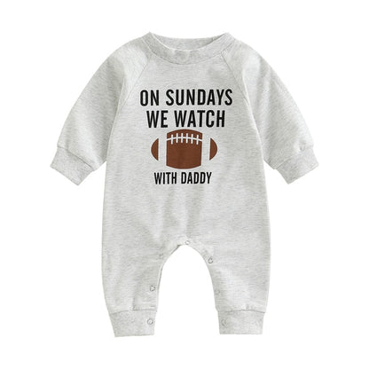 ON SUNDAYS WE WATCH FOOTBALL Jumpsuit