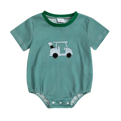 GOLF BUDDY Striped T-Shirt Romper