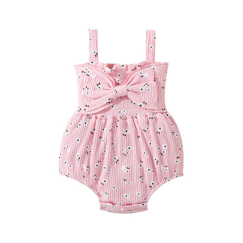 MAREILLE Floral Bowtie Romper