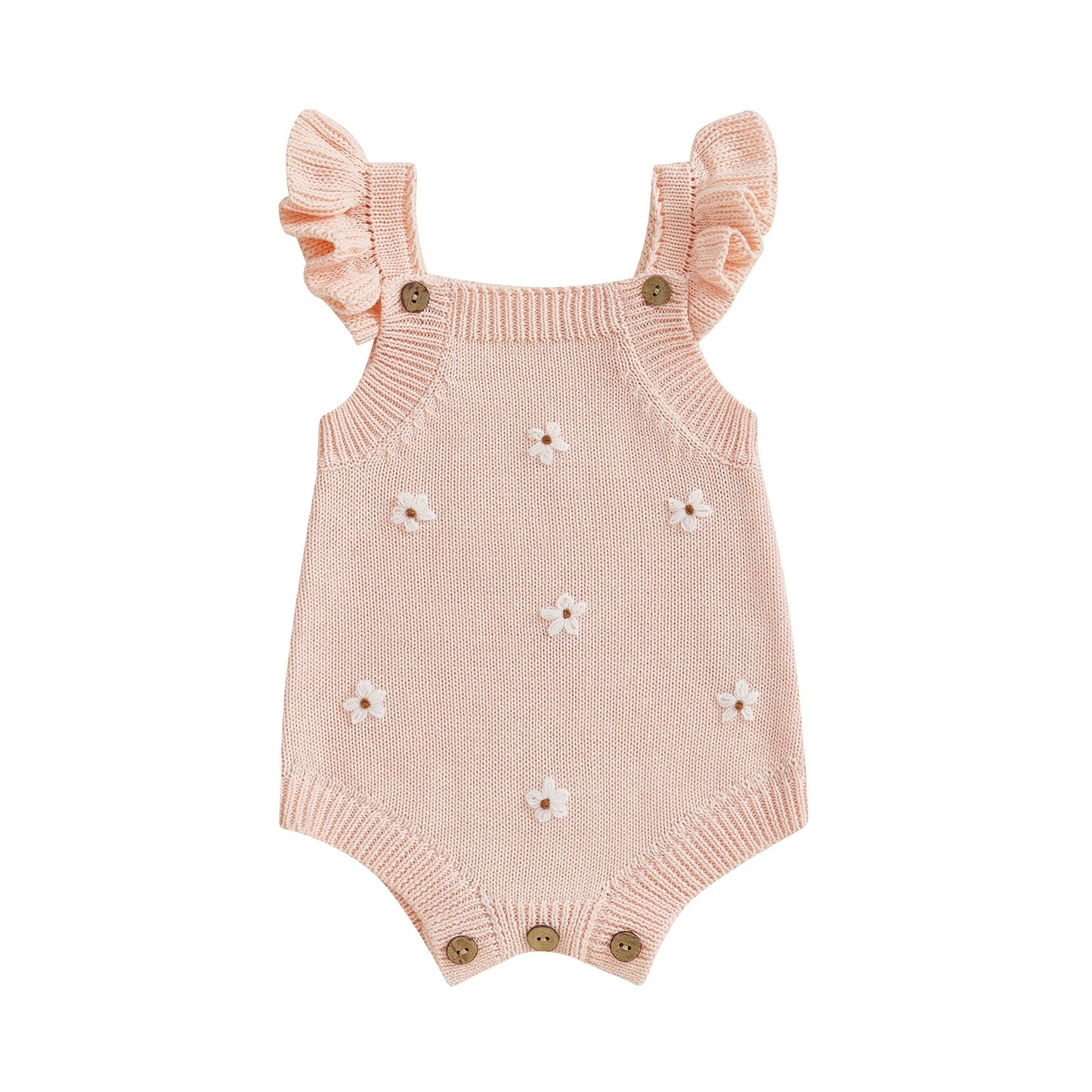 DAISY Knitted Ruffle Romper