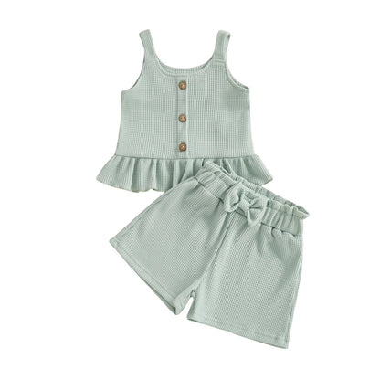 ADELINE Waffle Knit Summer Outfit