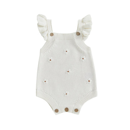 DAISY Knitted Ruffle Romper