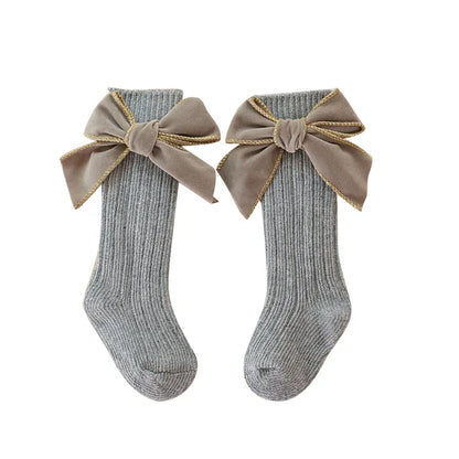 MARY Velvet Bow Socks