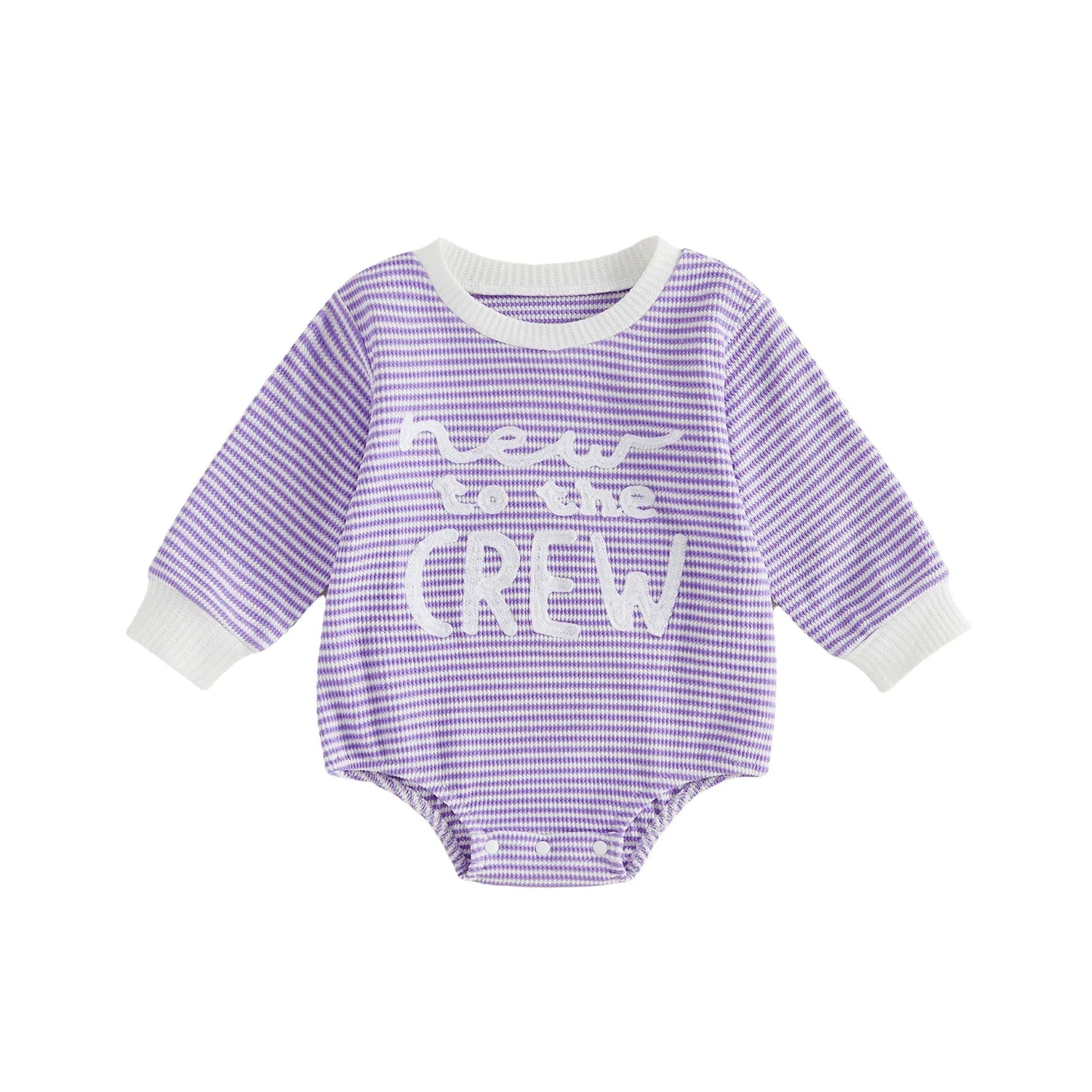 NEW TO THE CREW Striped Long-Sleeve