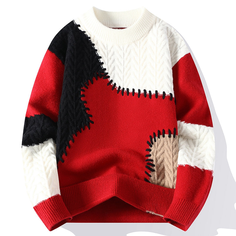 hype-patchwork-sweater