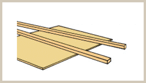 Basswood - Stripwood - 3/32" x 3/16"