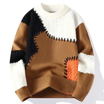 hype-patchwork-sweater